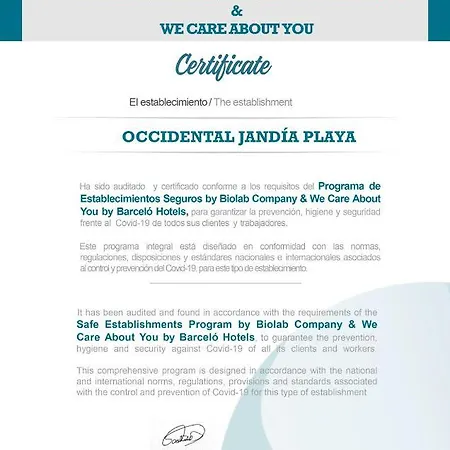 Occidental Jandia Playa מלון 4*